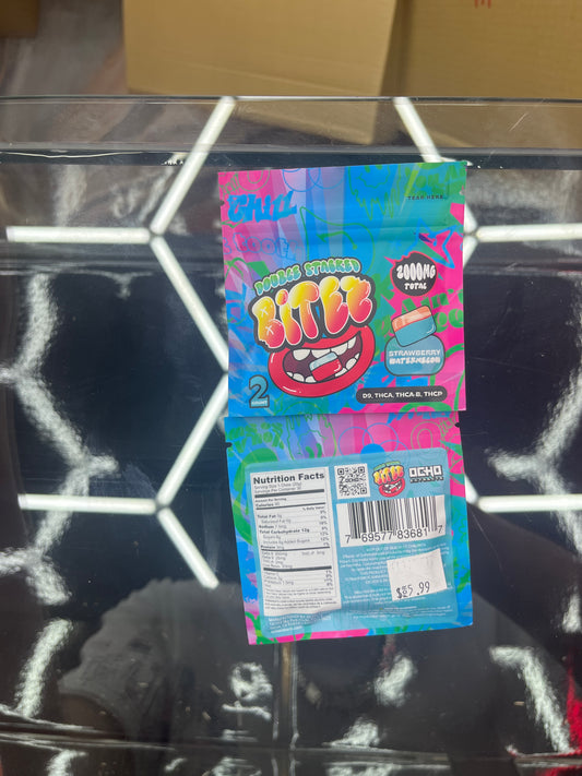 Double stacked bitez strawberry watermelon 2000mg
