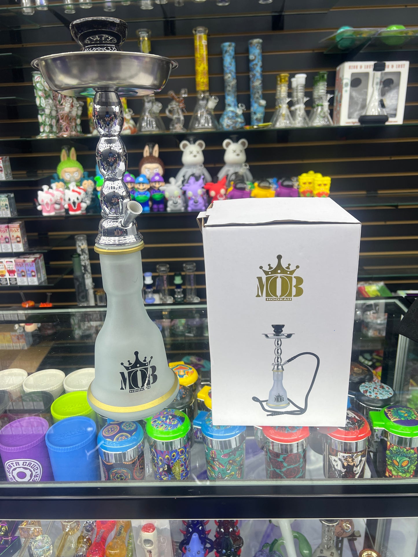 Mob marrakesh hookah 19’ silver