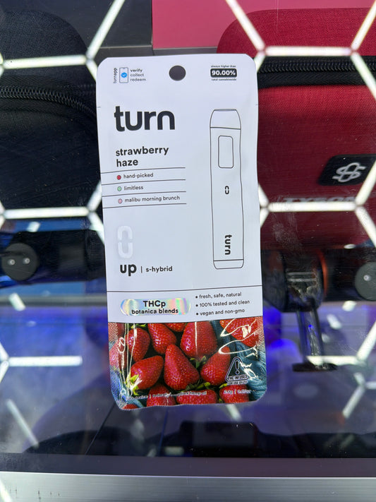 Turn Thcp botanica blends 2g disposable Sativa/Hybrid strawberry haze