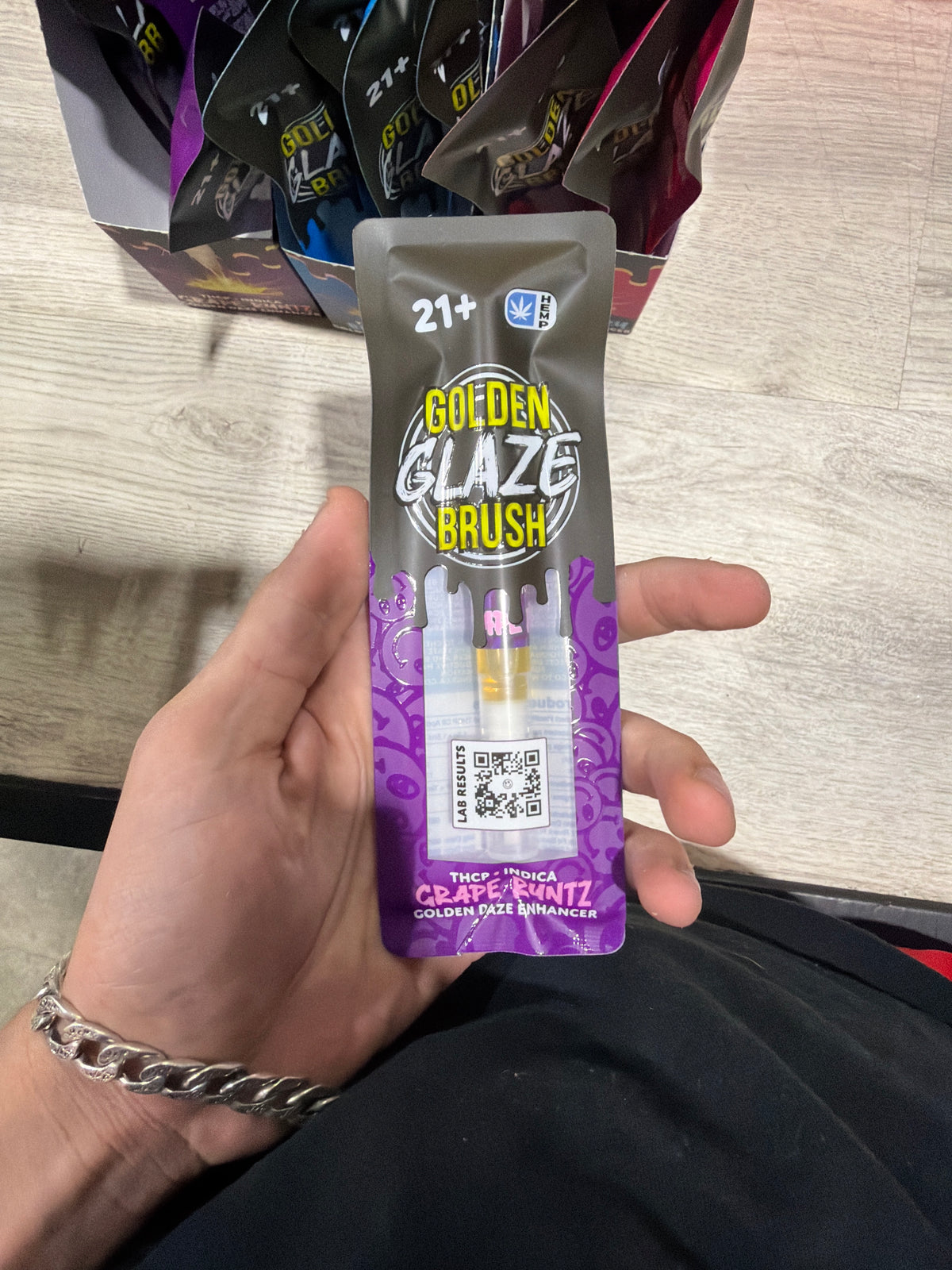 Golden Glaze Thcp Brush 1.5g Grape Runtz Indica