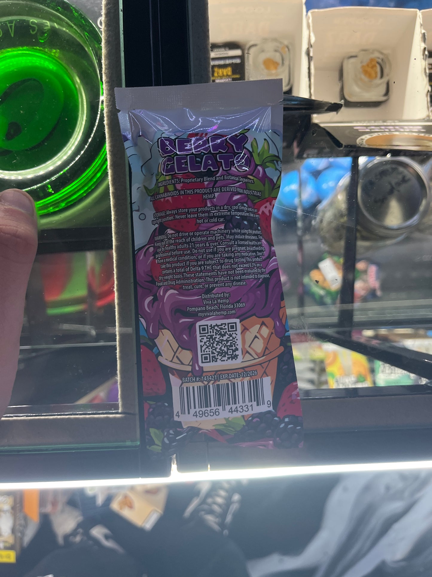 Viva la hemp 4.5g thca diamond preroll hybrid berry gelato