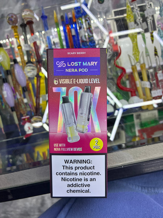 Lost Mary nera pod 2 pods 70k hits scary berry