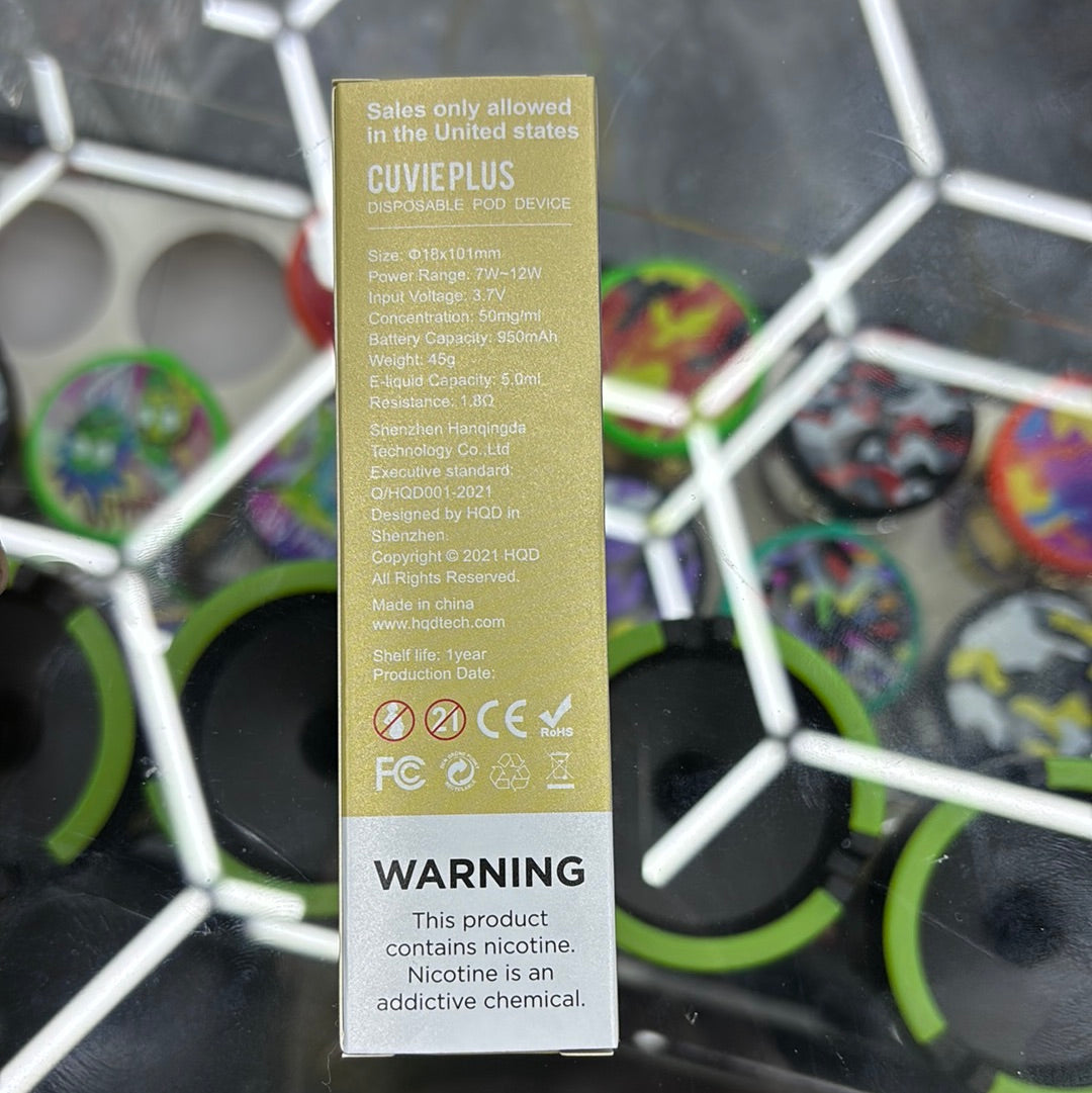 HQD mango peach 1200 puffs