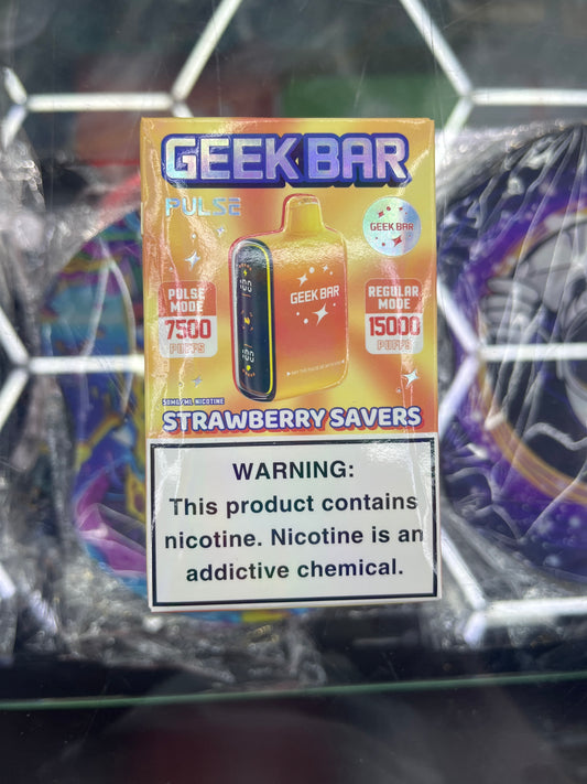 Geek bar pulse strawberry savers