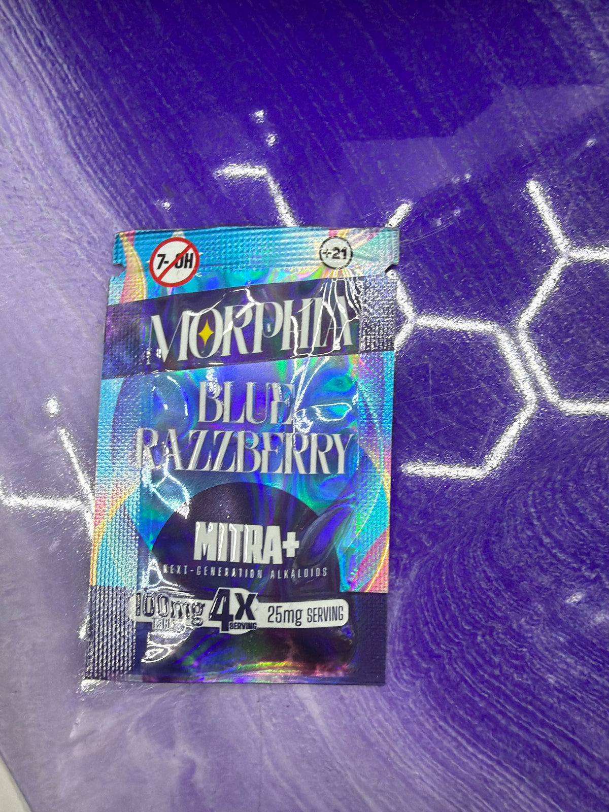 Morphia Mitra Alkaloifs Tablets 100mg 1 CT Blue Razzberry