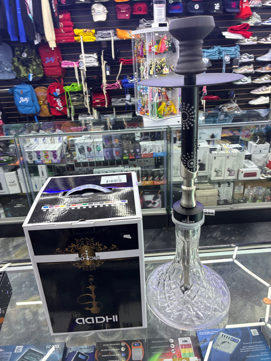 Aadhi hookah galaxy 25’ black