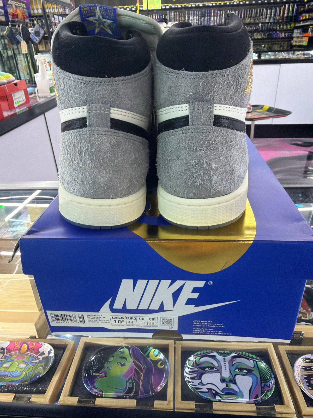 Jordan 1 Retro High OG All-Star Cool Grey size 10.5
