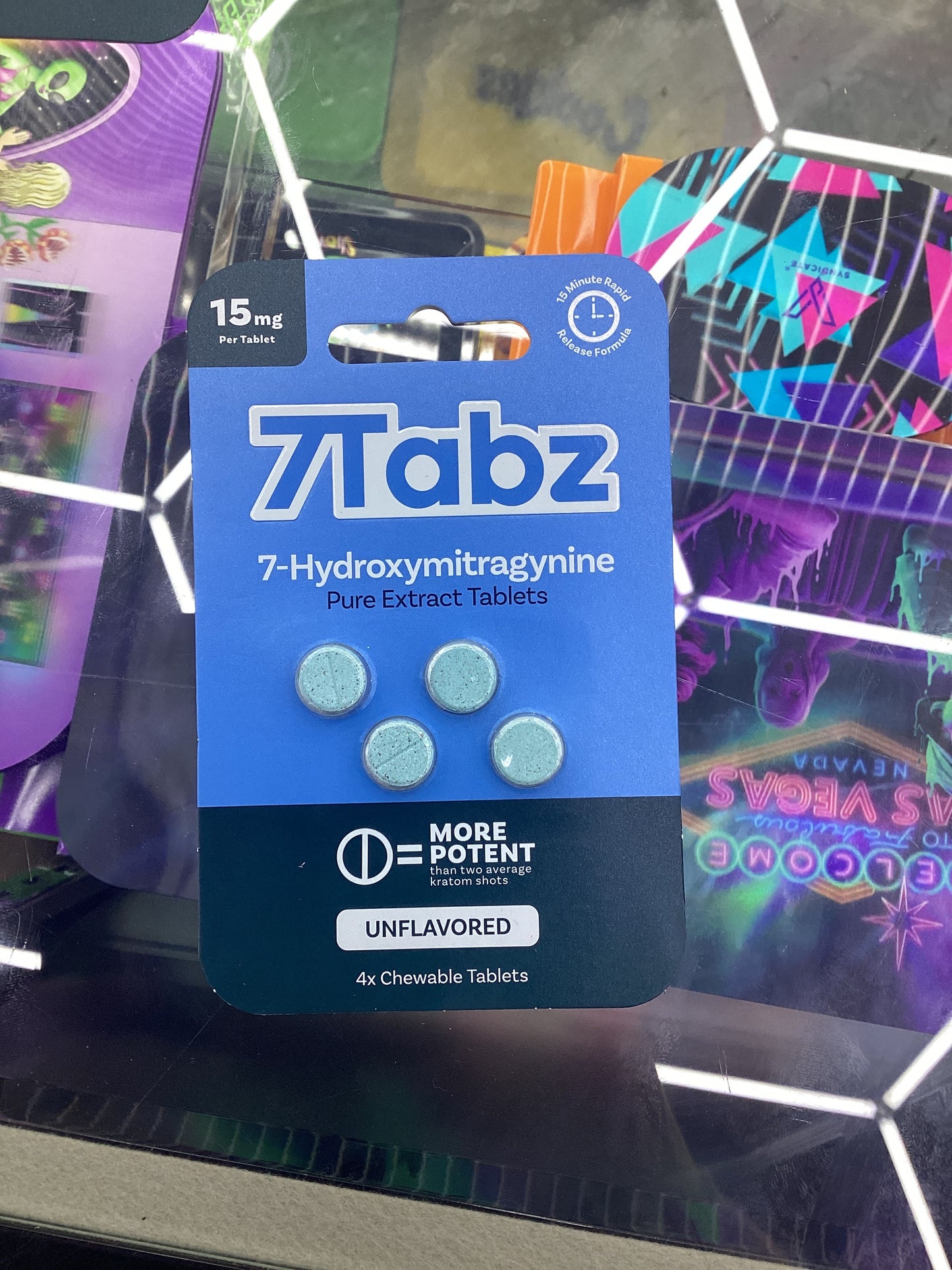 7 tabz 7hydroxy  4 pack 15mg