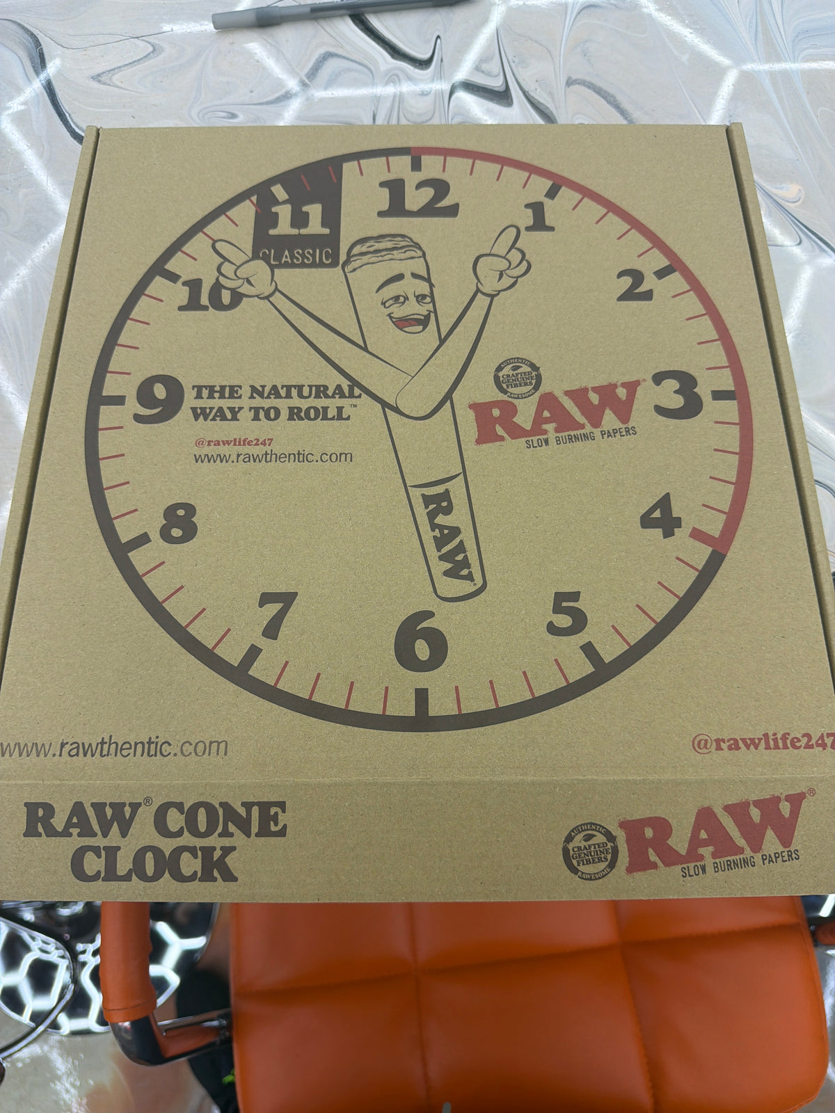 RAW CONE CLOCK