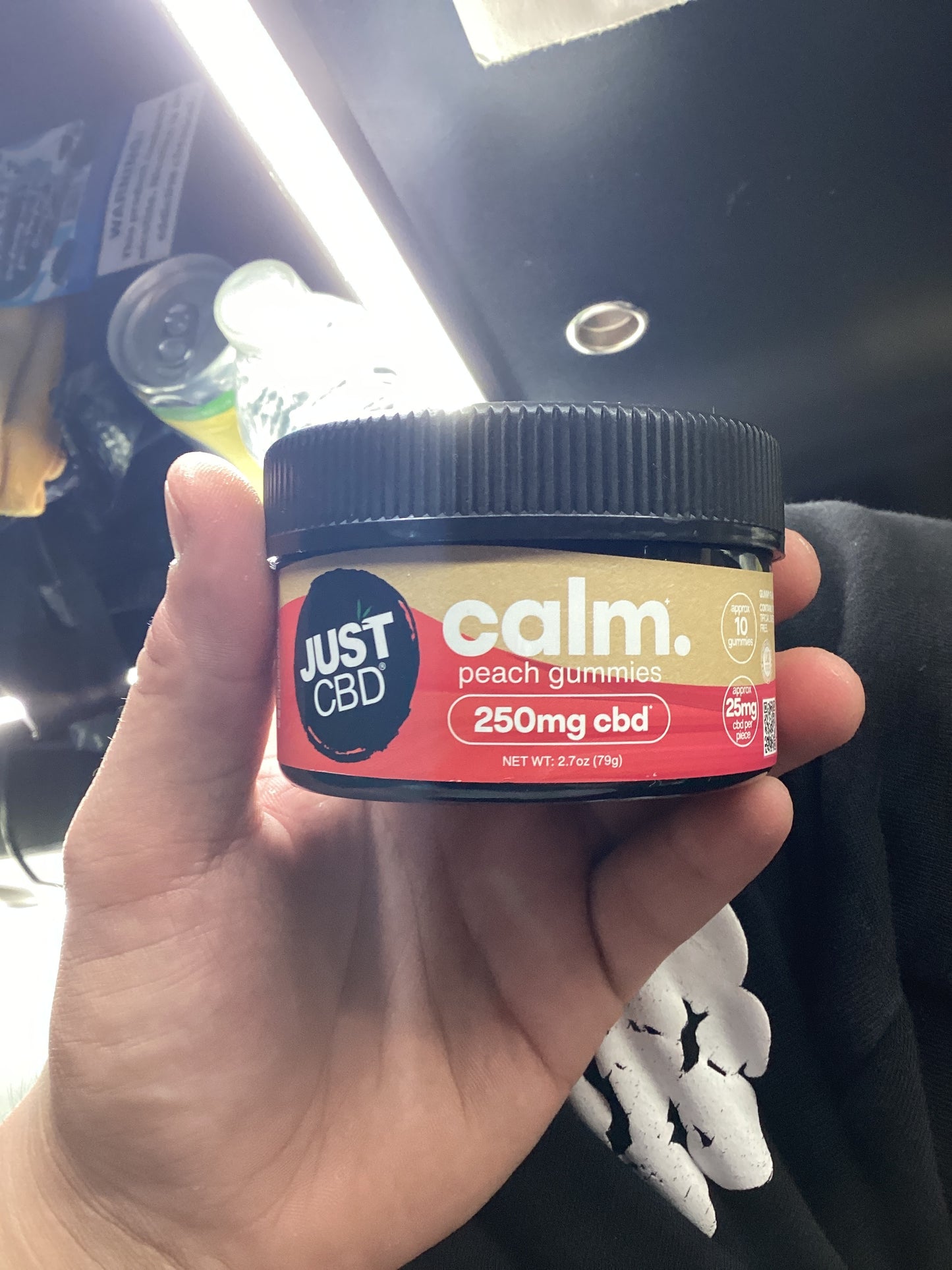 Just cbd calm peach gummys  250mg