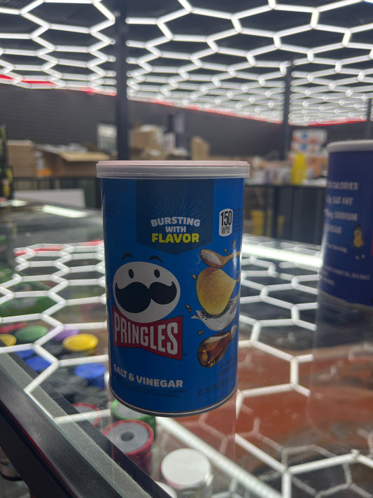 Pringles salt and vinegar small stash jar