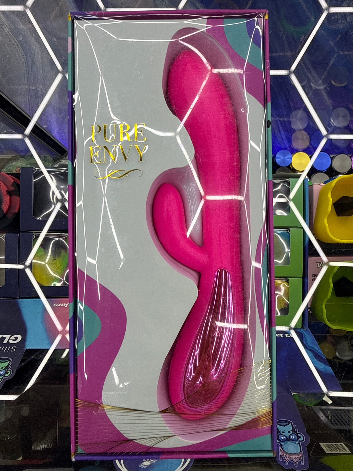 Pure envy adult novelty vibrator Stephanie pink
