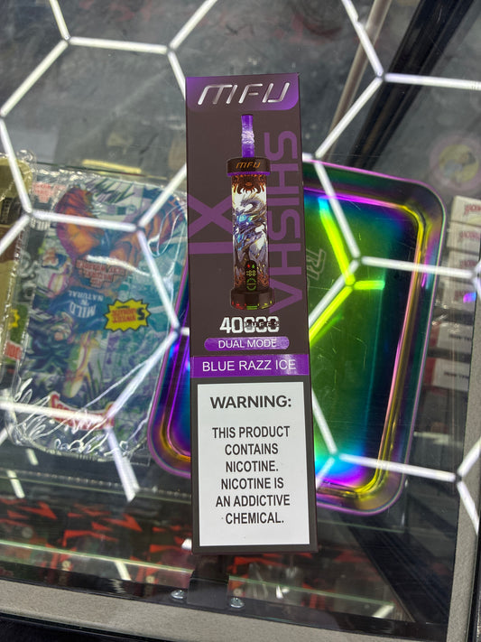 MFU 40K PUFFS blue razz ice
