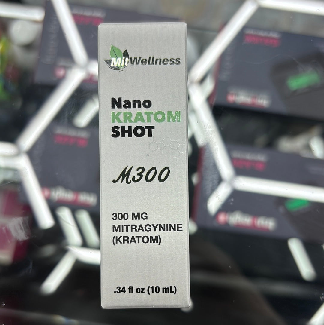 Mit wellness nano kratom shot m300 300mg mitragynine kratom