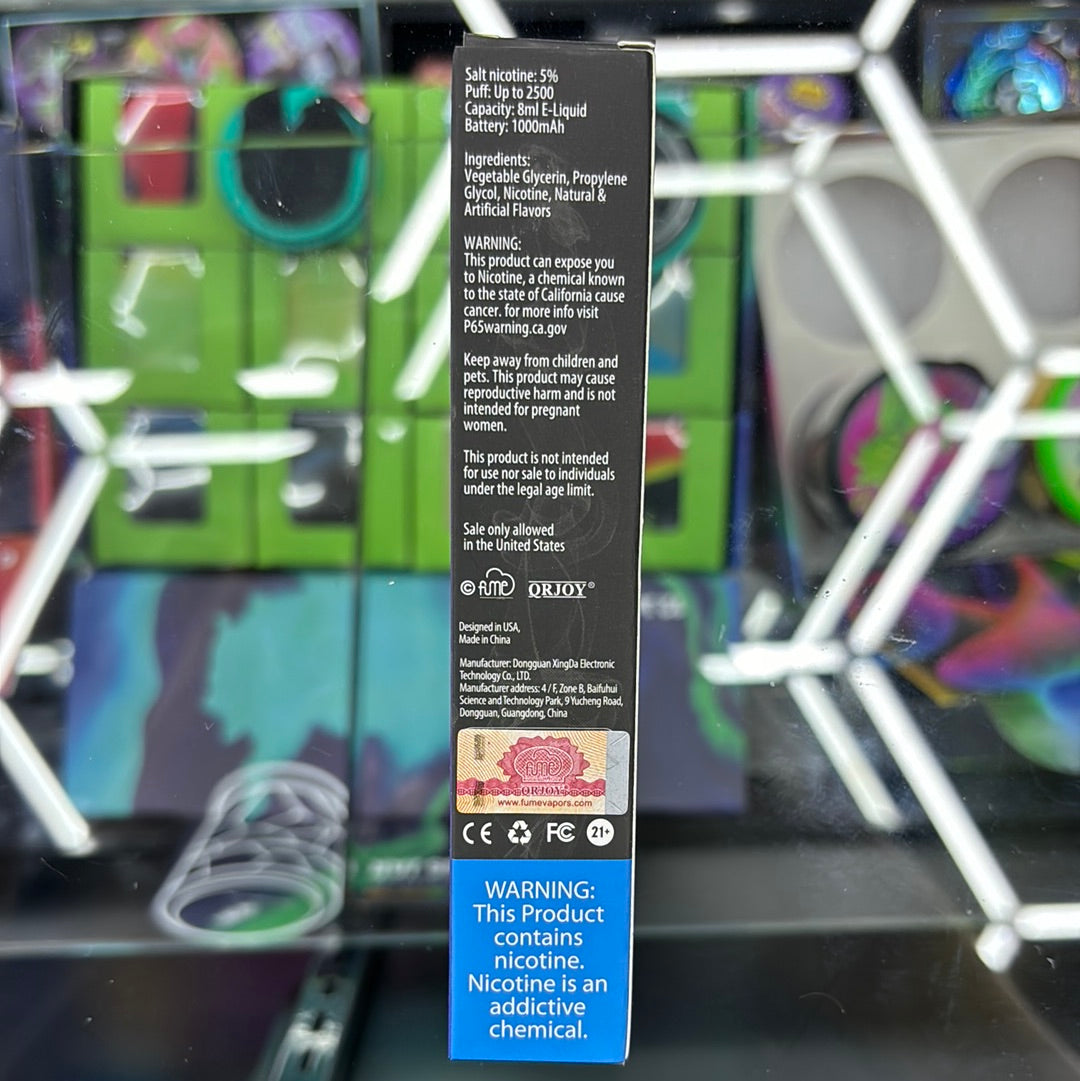 Fume ultra blue razz disposable