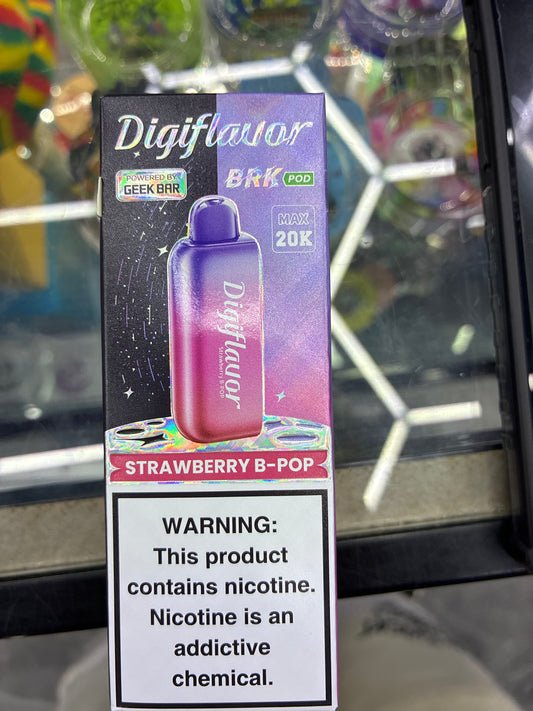 Digiflavor pod strawberry bpop 20k hits