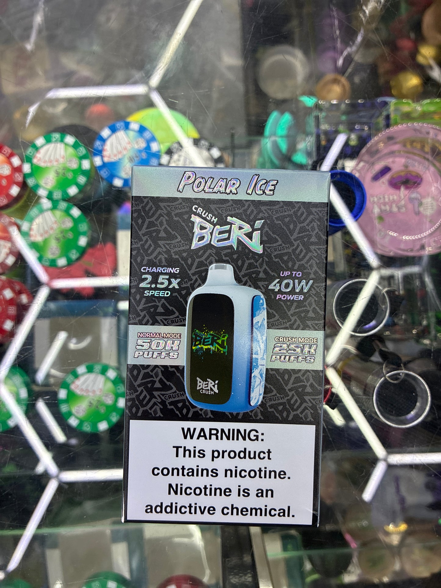 Crush beri polar ice 50k puffs