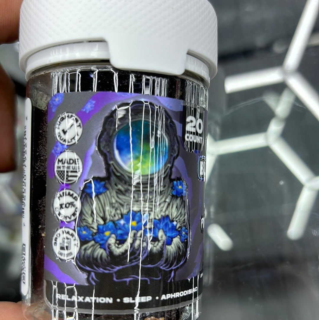 Galaxy treats, blue Lotus, gummy’s, 3800 mg purple Abby’s