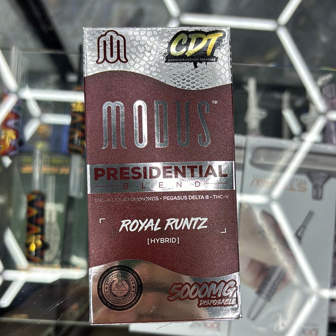Modus presidential blend royal runtz hybrid 5G disposable