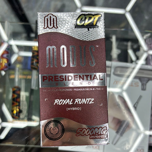 Modus presidential blend royal runtz hybrid 5G disposable