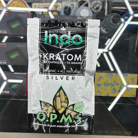 Opms indo kratom 120cap silver
