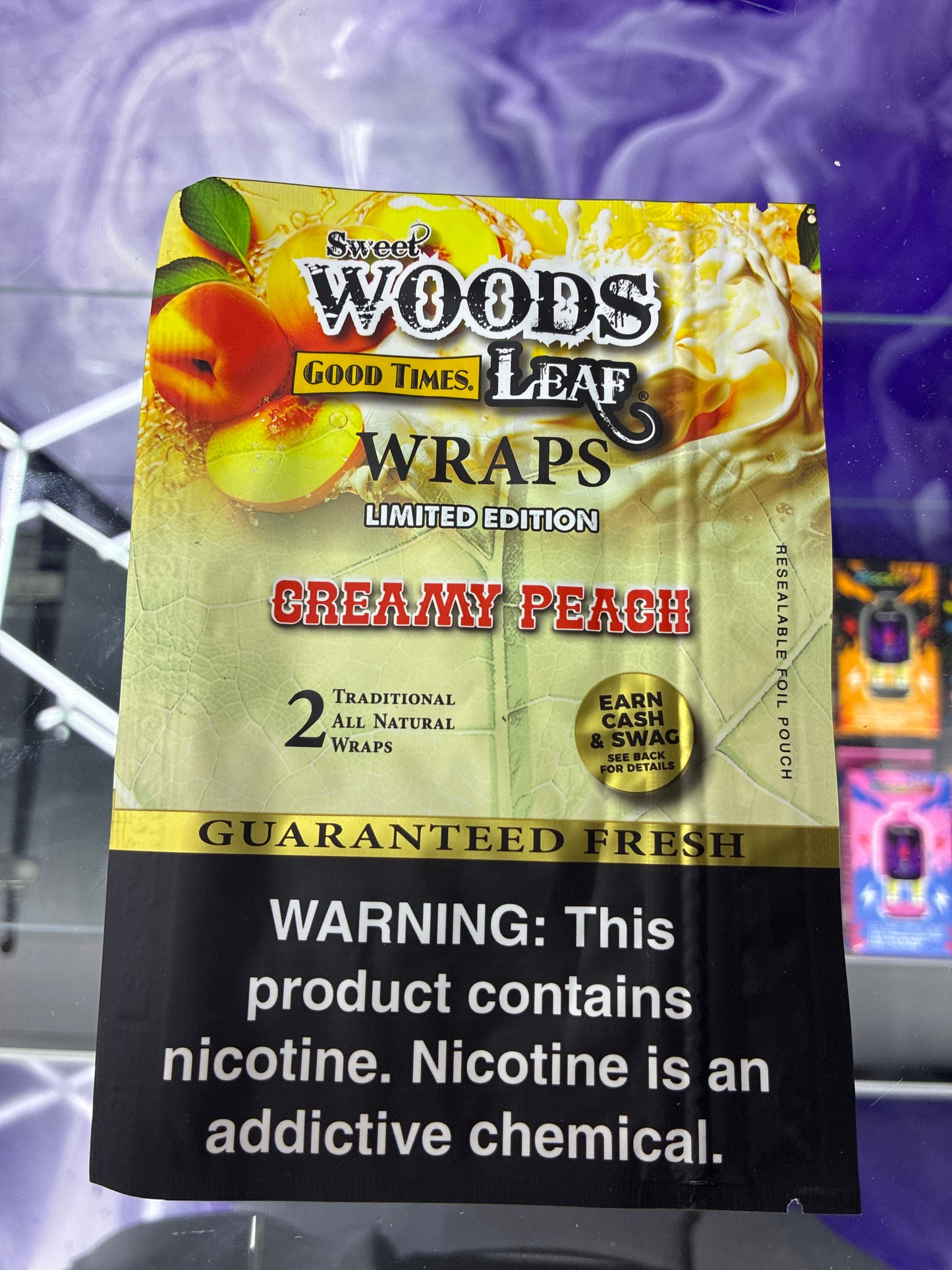 Sweet woods good time leaf creamy peach