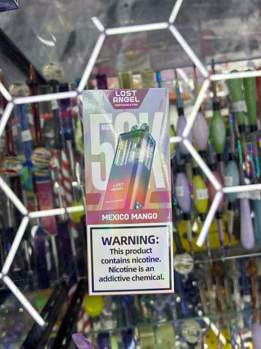 Lost angel 50k puffs disposable pod Mexico mango