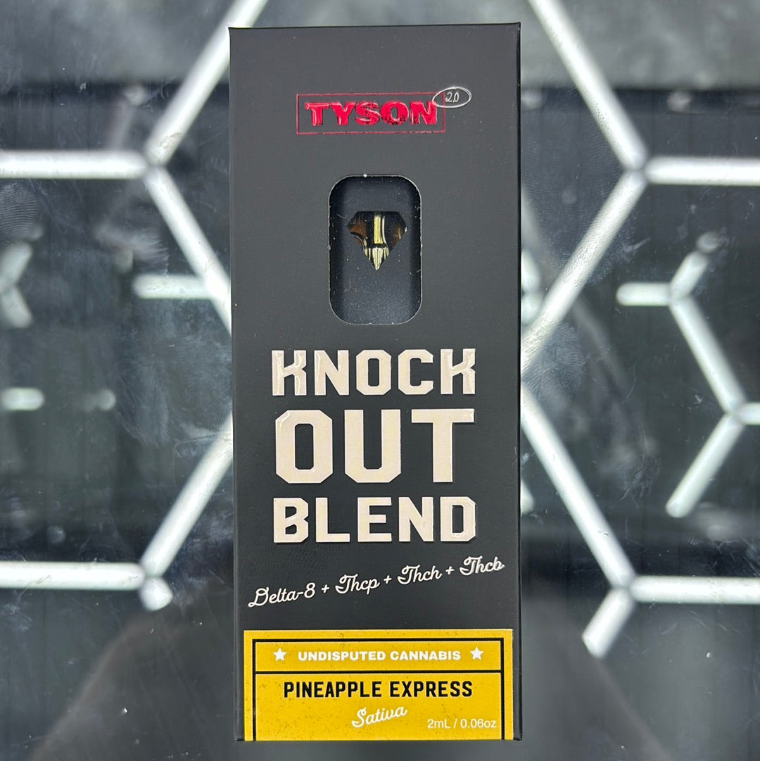 Tyson knockout, blend pineapple express sativa