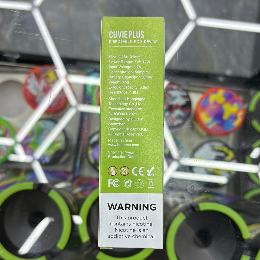 HQD cantaloupe, 1200 puffs curvy plus