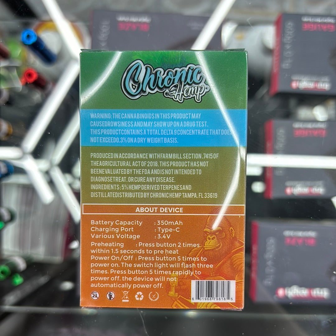 Chronic hemp 5000 MG, Gorilla skittles Indica