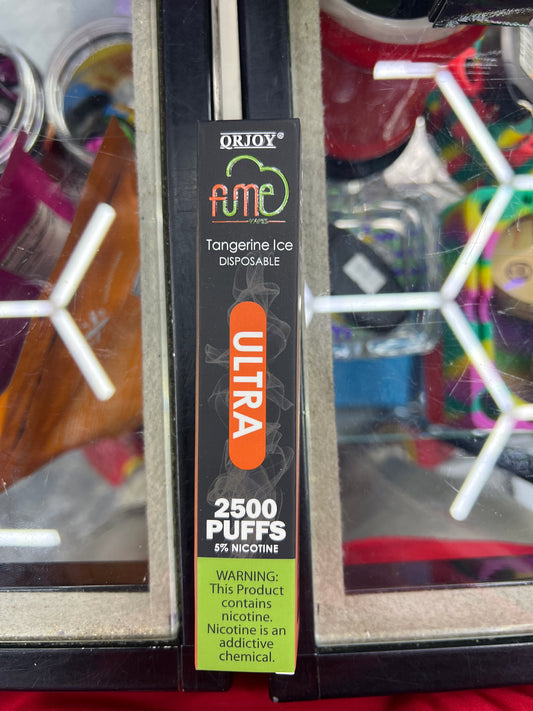 Fume tangerine ice ultra 2500 puffs