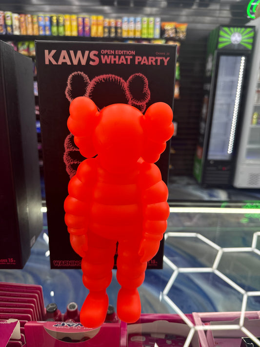 Kaws “what party open” edition