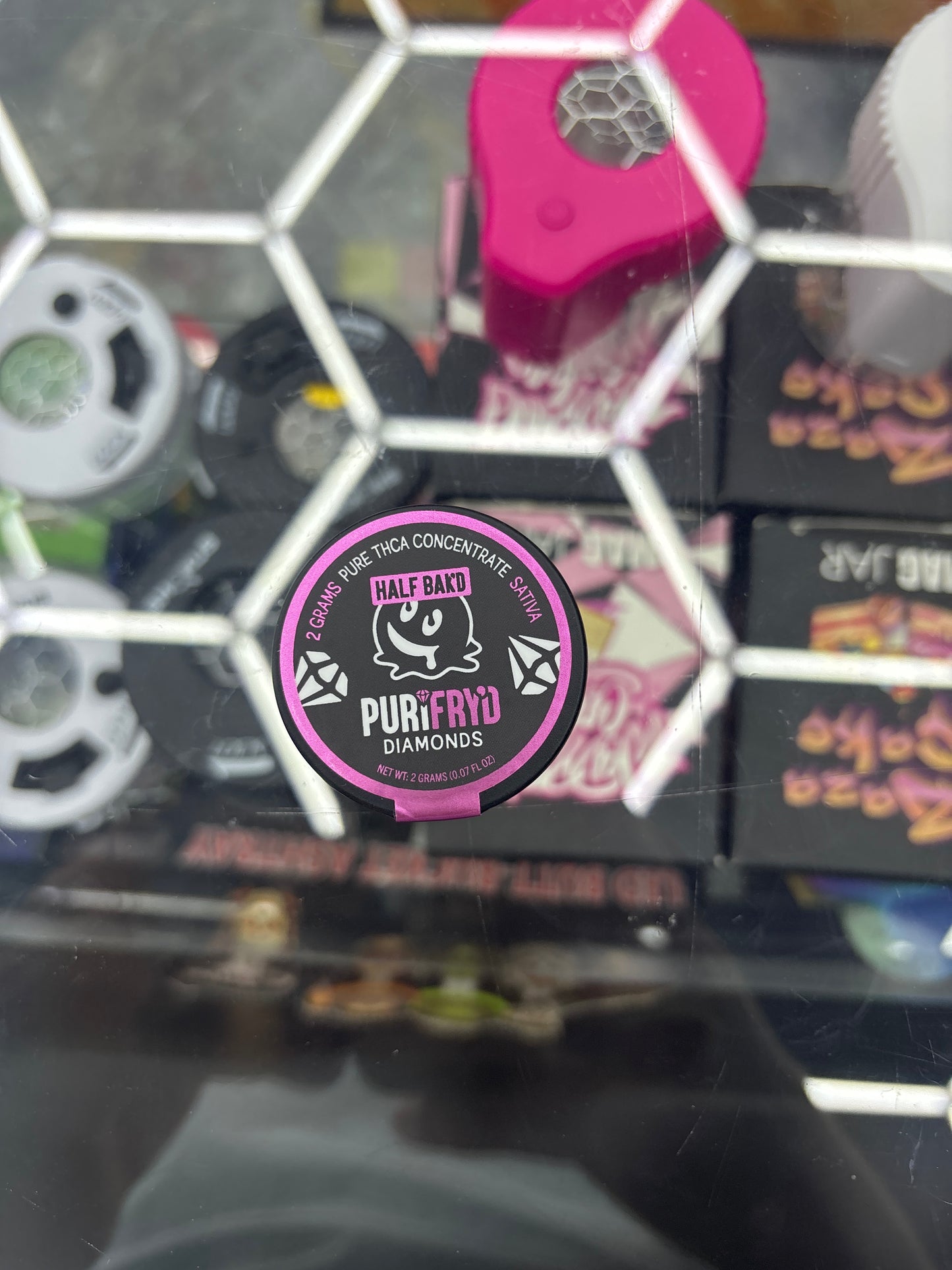 Half bak’d purfryd diamounds strawberry cough