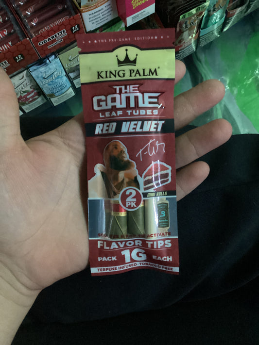 King palm the game red velvet 1g each