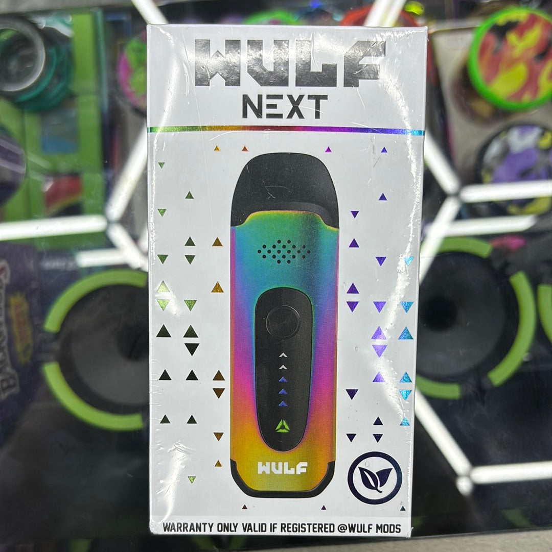 Wulf next dry herb vaporizer rainbow