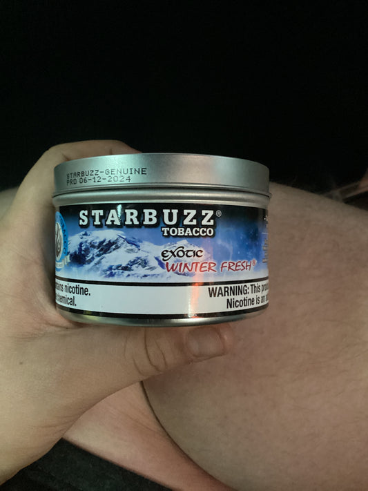 Starbuzz tobacco 100g exotic winter fresh