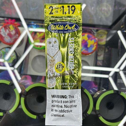 White owl green sweets cigarillos
