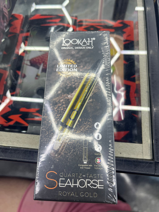 Lookah seahorse limited edition royal gold