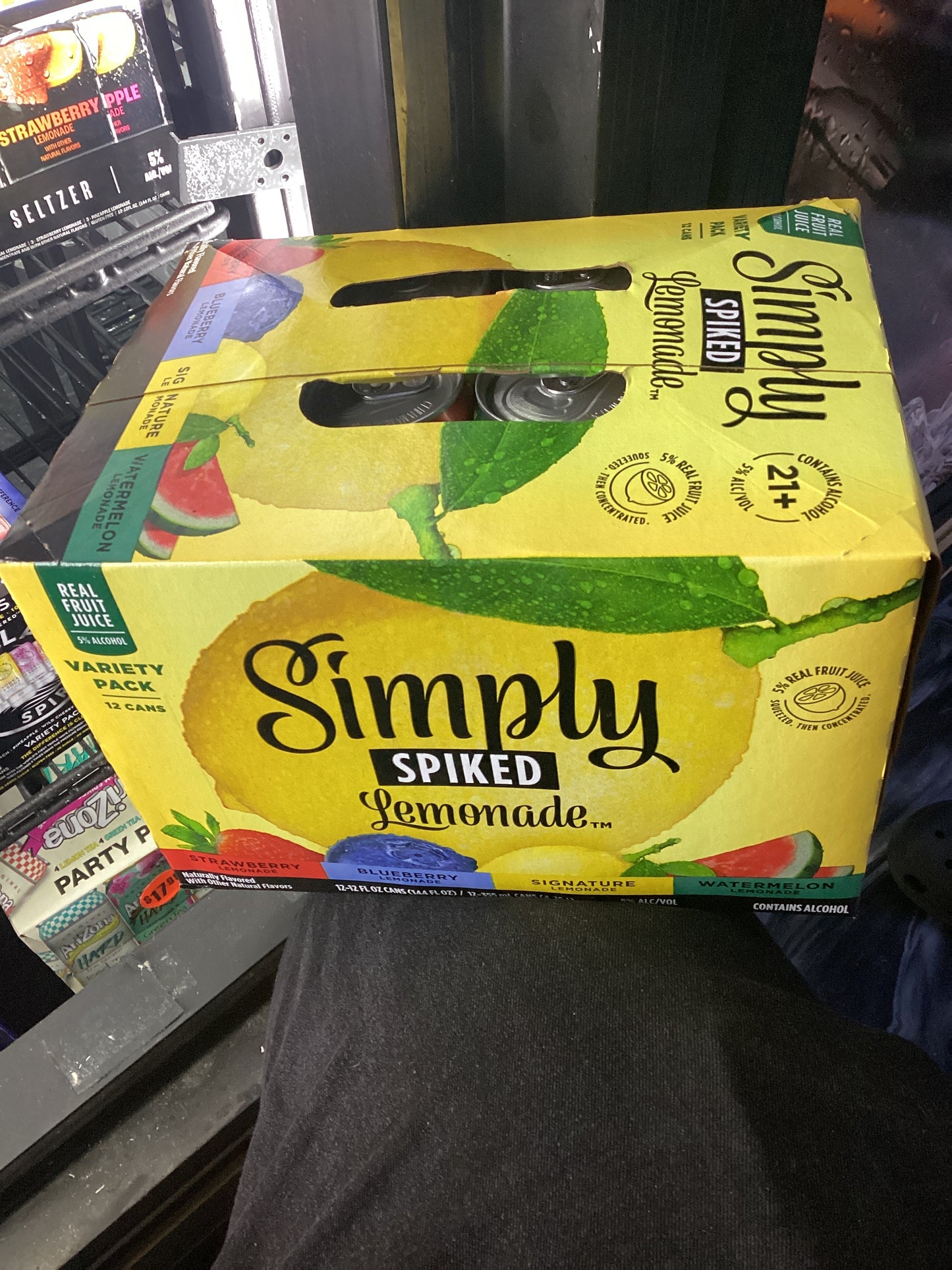 Simply spiked lemonade 12 pack cans 12oz
