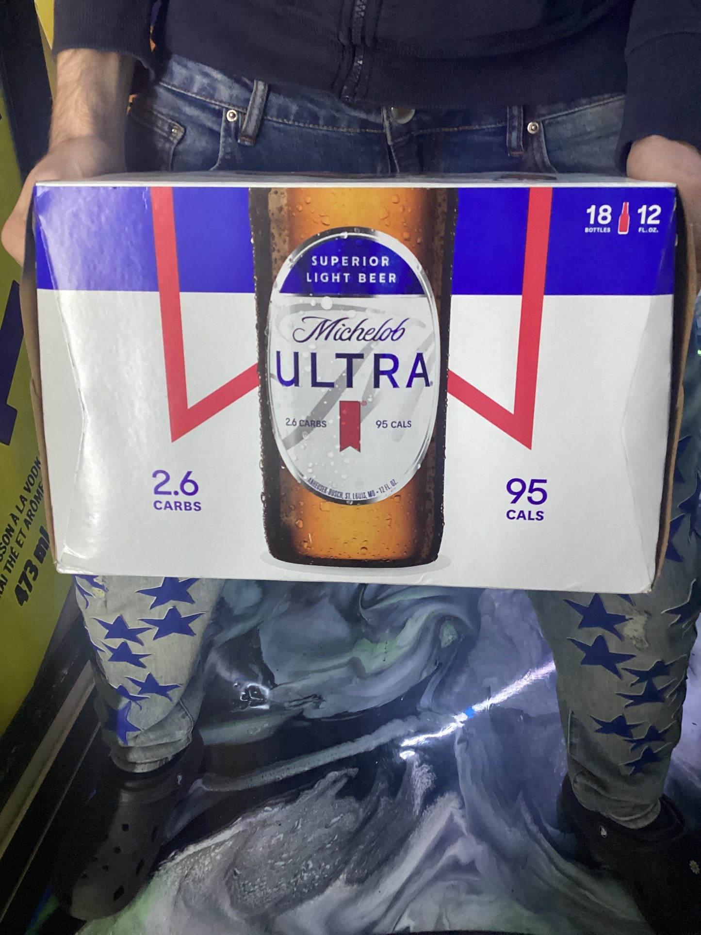 Michelob ultra 18 pack glass bottles 12 fl oz