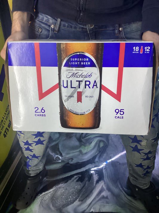 Michelob ultra 18 pack glass bottles 12 fl oz