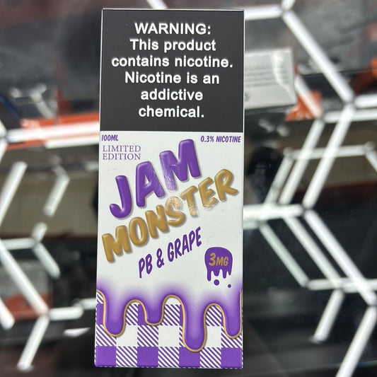 Jam, monster, PB, and grape 3MG