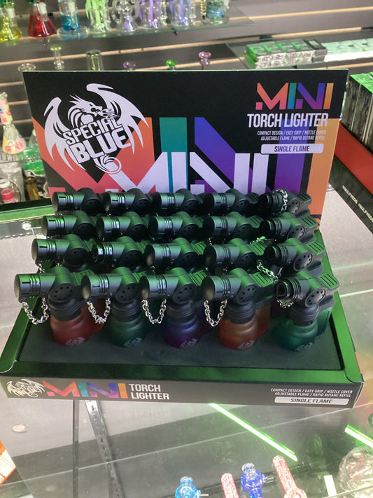Special blue, mini flame torch