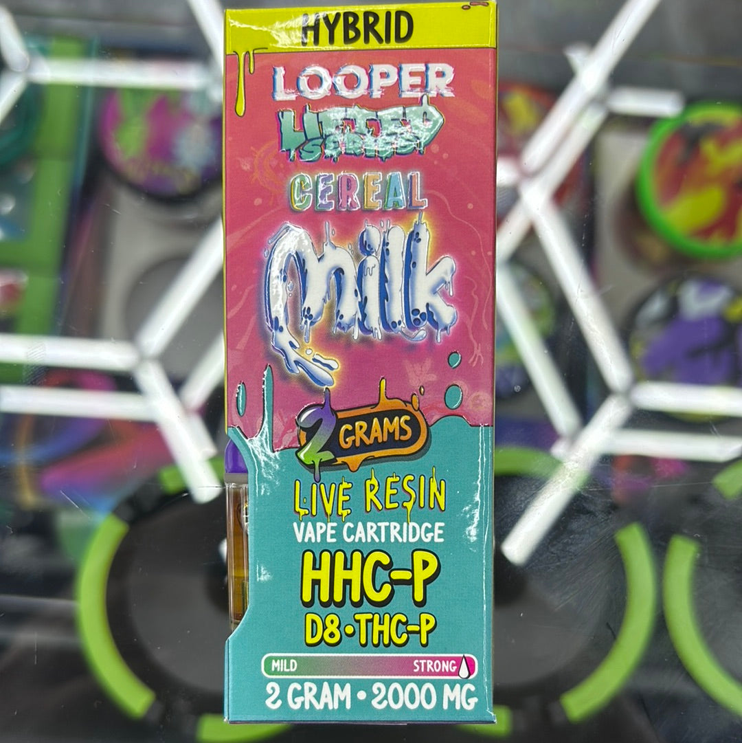 Looper lifted series cereal milk,2g live resin hybrid