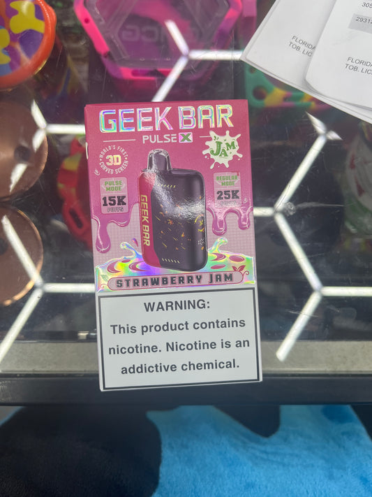 Geek bar pulse strawberry jam