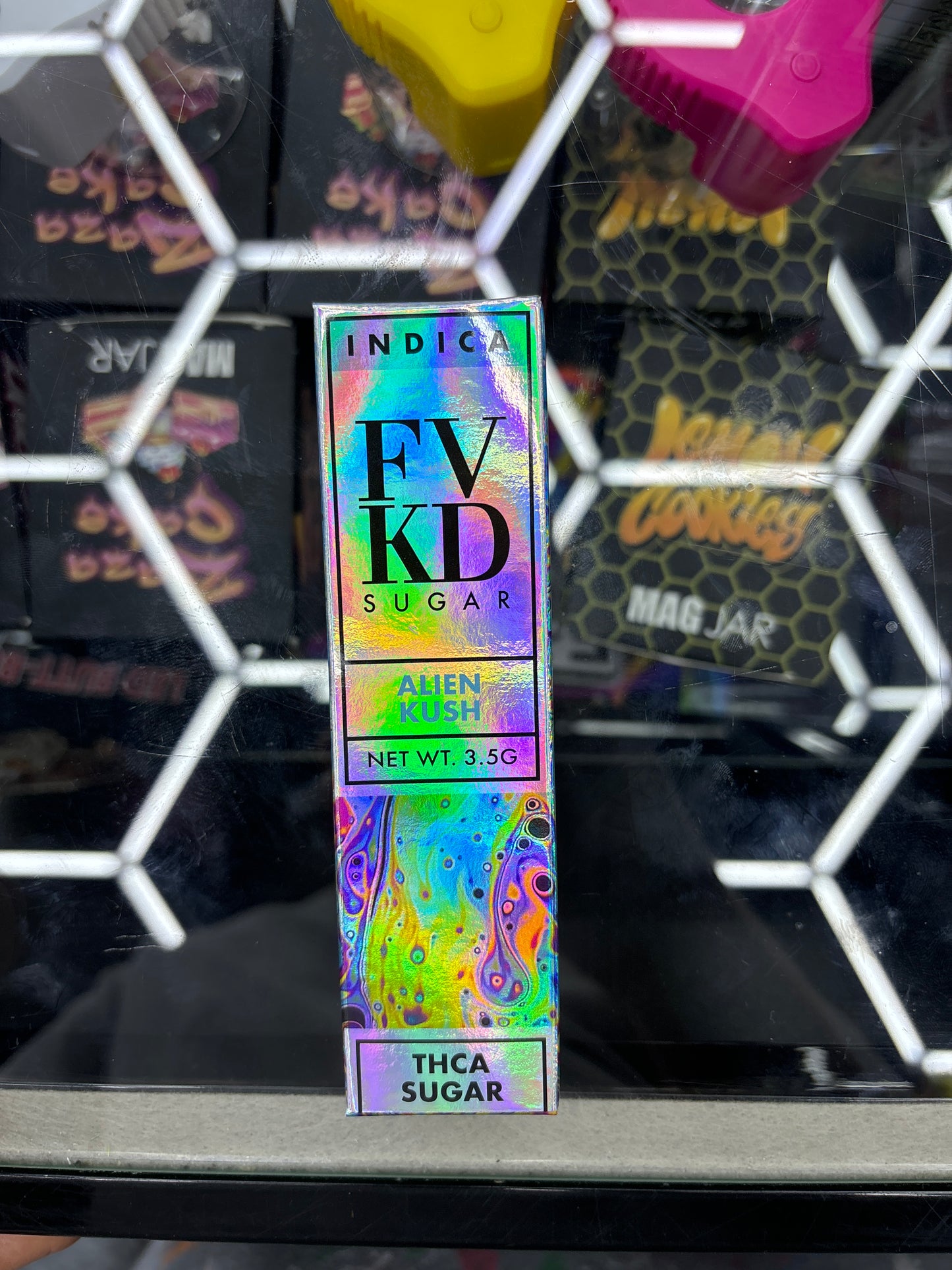 Fvkd exotics alien kush, 3.5G indica THCA sugar