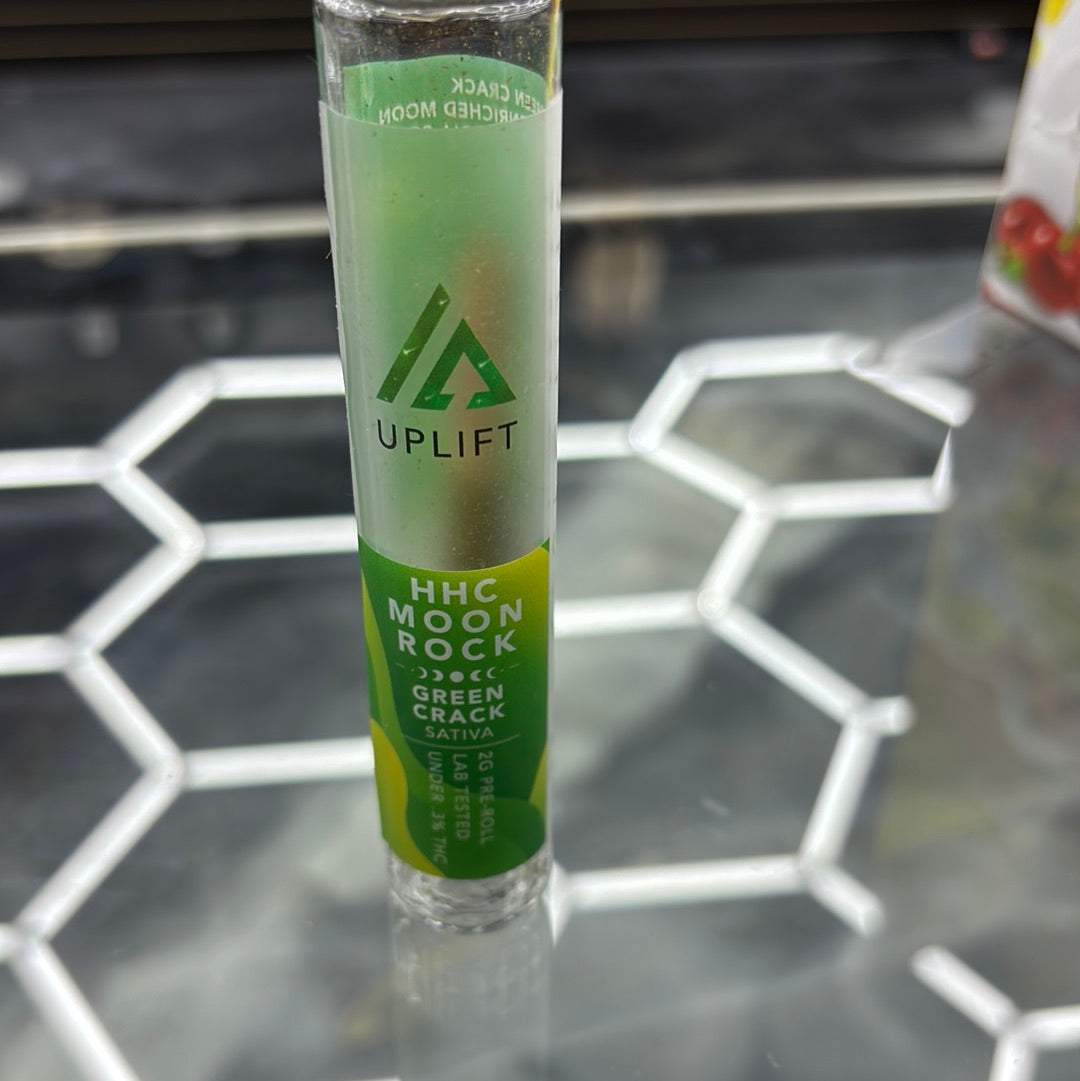Uplift, HHC Moonrock, green crack, sativa two Grand Prix roll