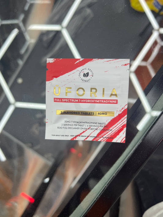 Uforia full spectrum 7-hydroxy 2flavored tablets 40mg