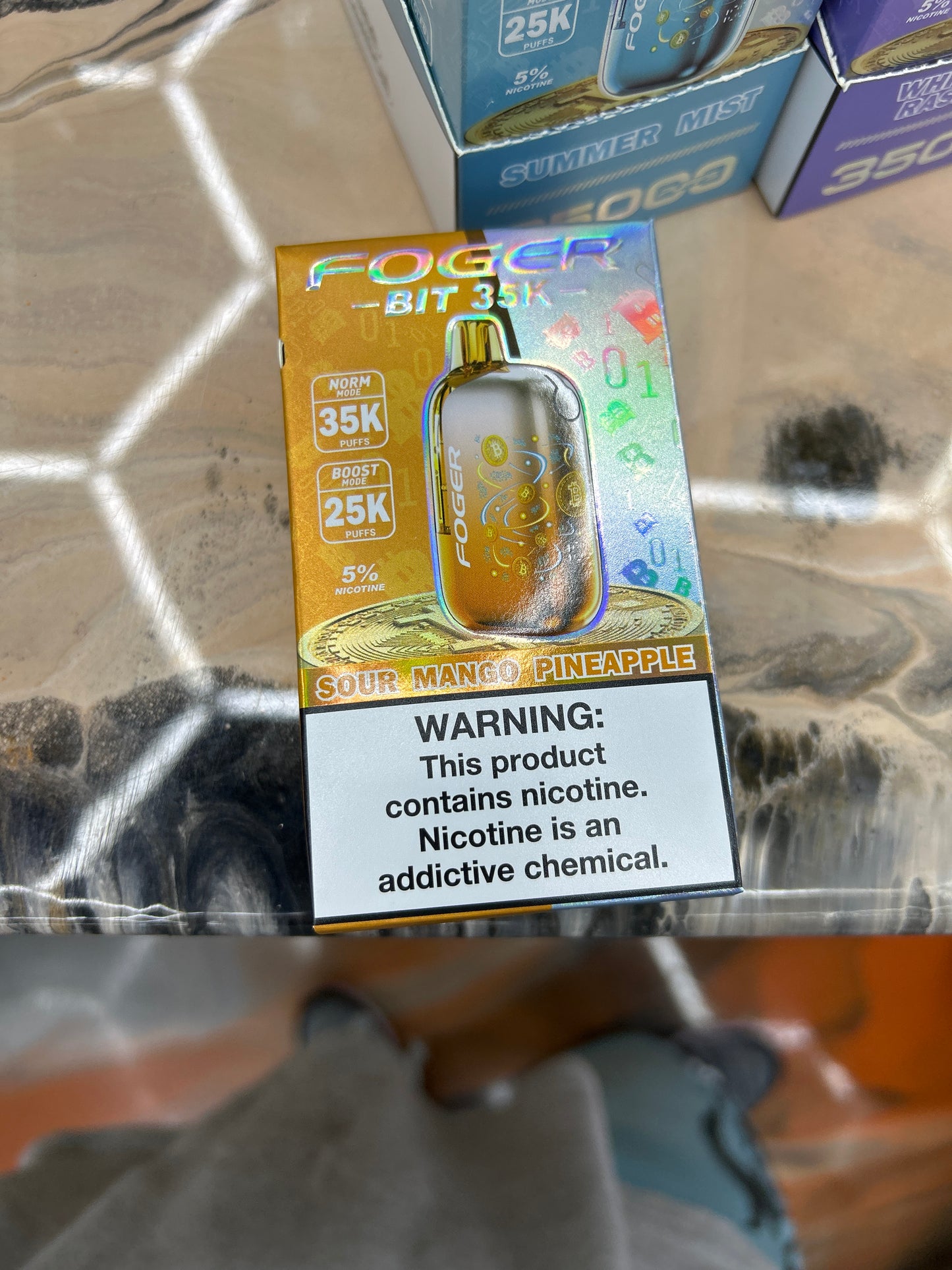 Fogger bit 35k sour mango pineapple