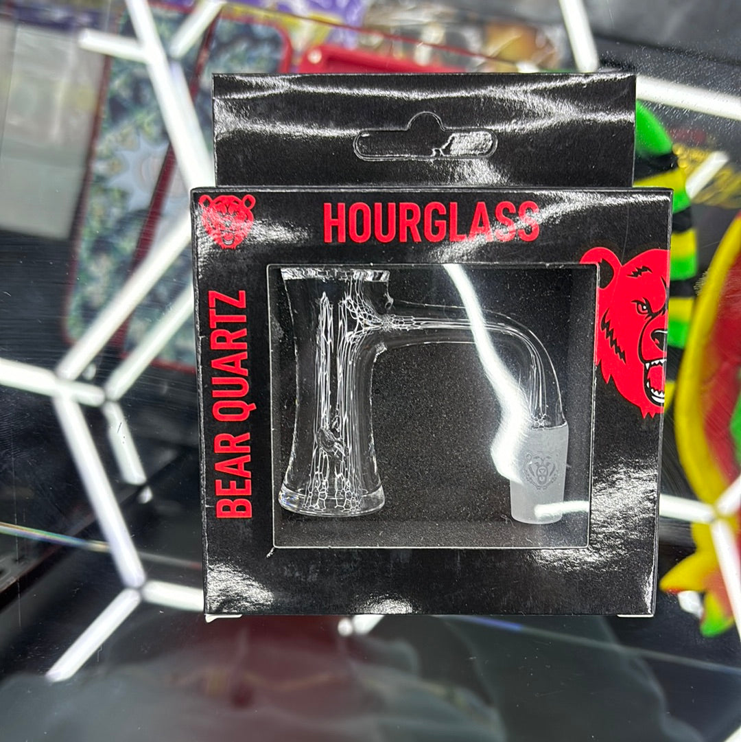 Bear quartz hourglass banger